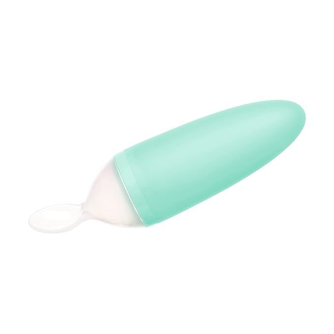 Boon Squirt Silicone Baby Food Dispensing Spoon, Mint | Amazon (US)