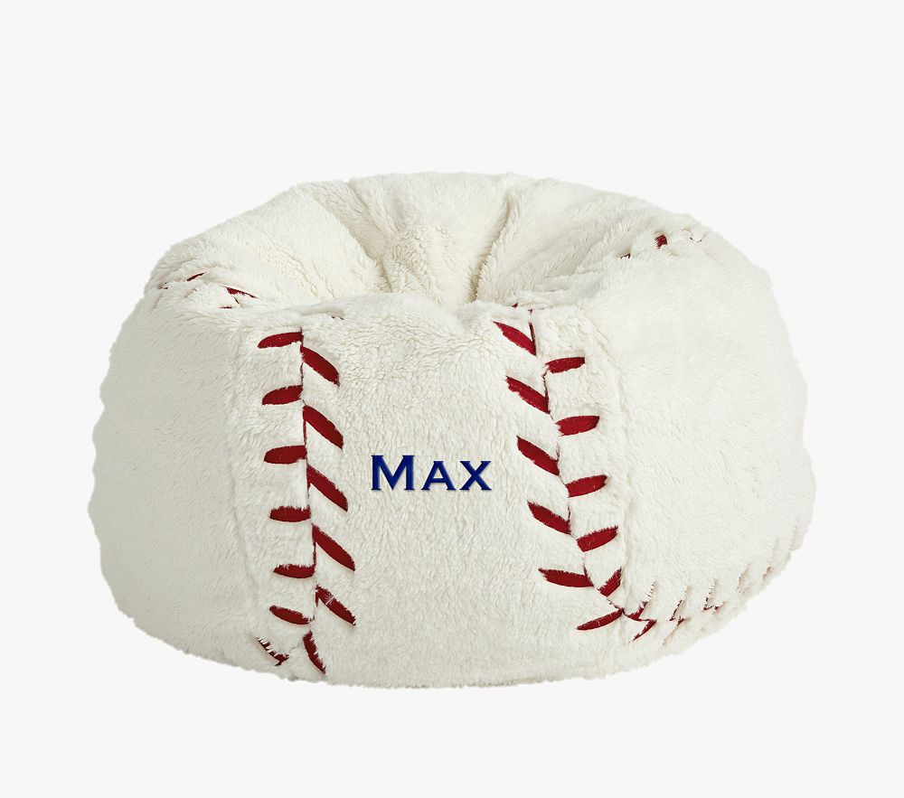 Anywhere Beanbag™, Sherpa Baseball | Pottery Barn Kids