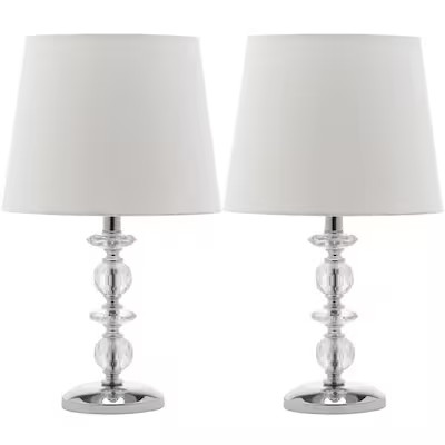Safavieh Nola 2-Piece Standard Lamp Set with Off-white Shades at Lowes.com | Lowe's
