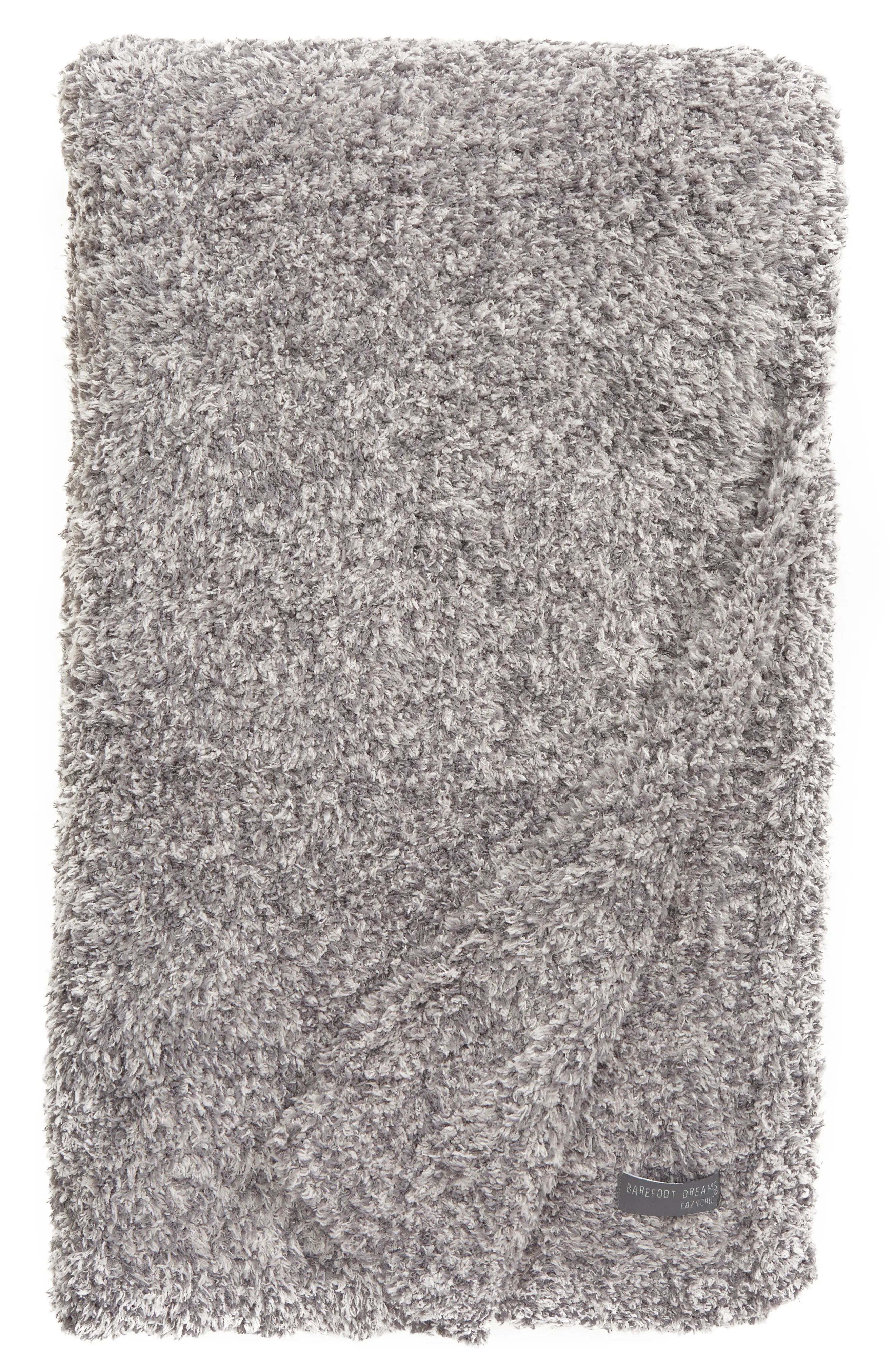 Barefoot Dreams Cozy-Chic Heathered Throw Blanket, Size One Size - Grey | Nordstrom