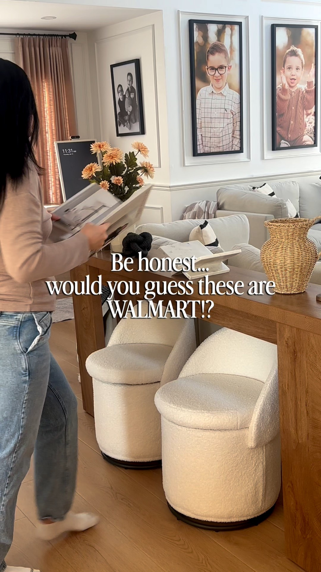 These are the kinds of pieces I always look for when I’m styling shelves or consoles:
simple shapes, natural texture, and finishes that feel elevated without trying too hard.

Small details like this are what make a space feel intentional instead of styled all at once.

If you’re building a calm, modern-classic home on a budget, this is your sign that affordable can still feel beautiful.

#affordabledecor #homeonabudget #designtips #modernclassichome #walmarthome 

#LTKHome