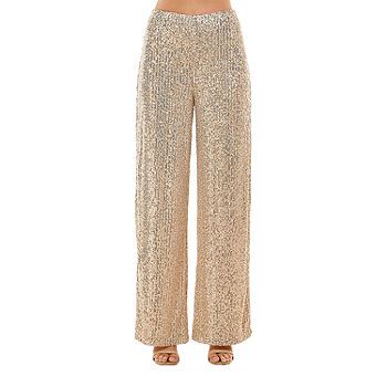 Premier Amour Womens Sequin Wide Leg Pull-On Pants | JCPenney
