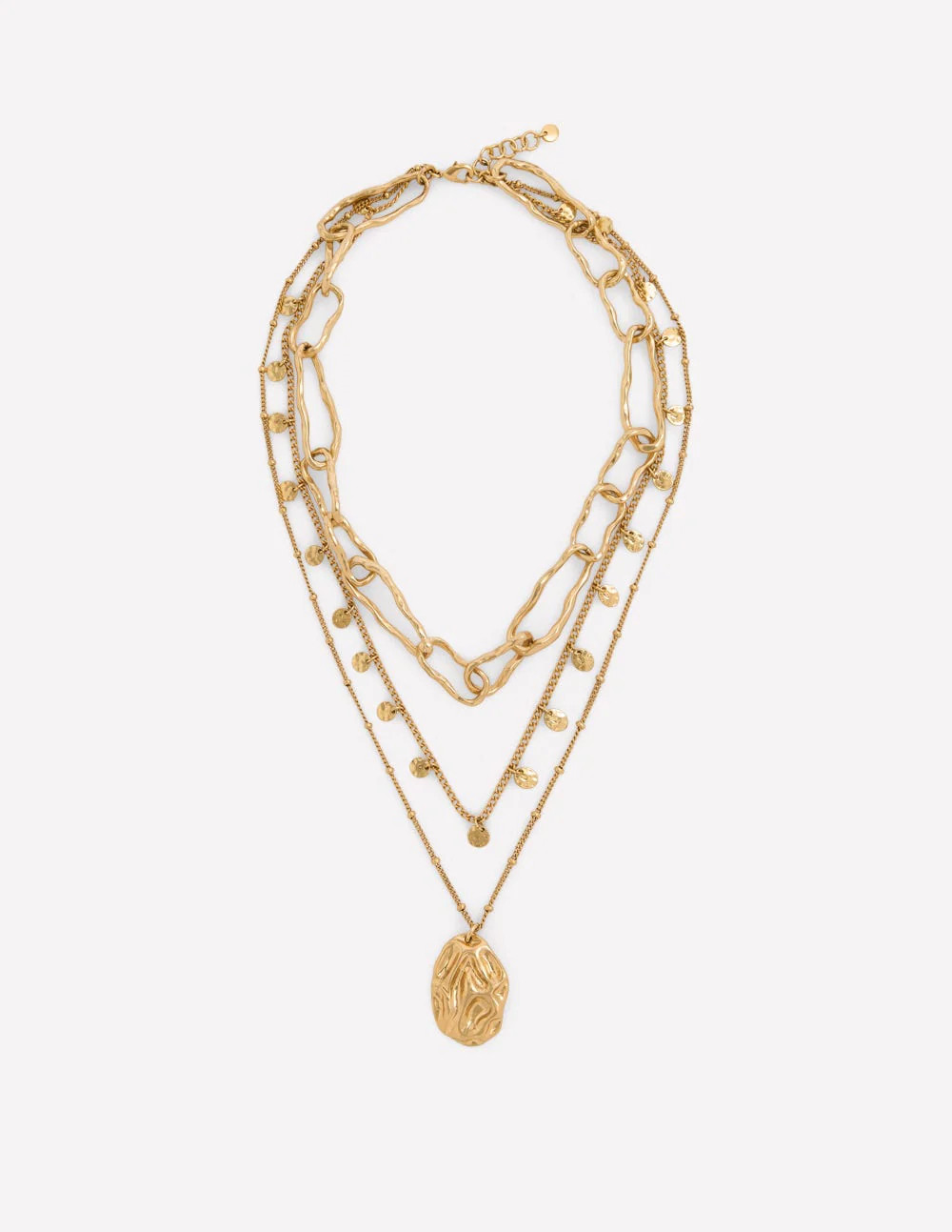 Irregular Layered Necklace
                    
                      
                        Go... | Boden UK