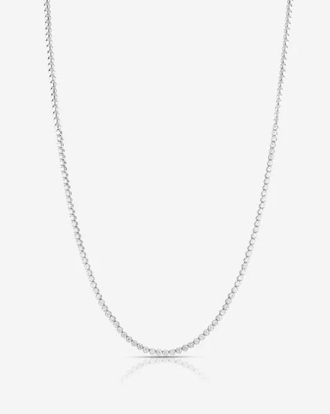Mini Diamond Tennis Necklace | Ring Concierge