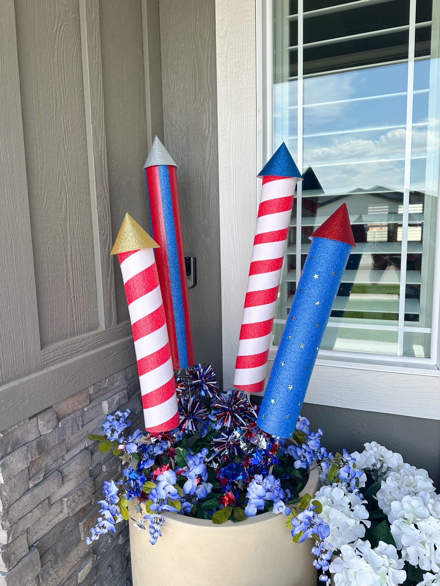 Pool noodle fireworks 🇺🇸