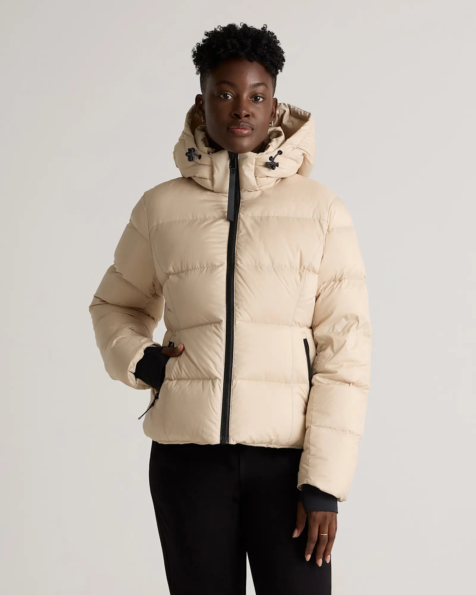 Responsible Down Cinch Waist Puffer Jacket | Quince