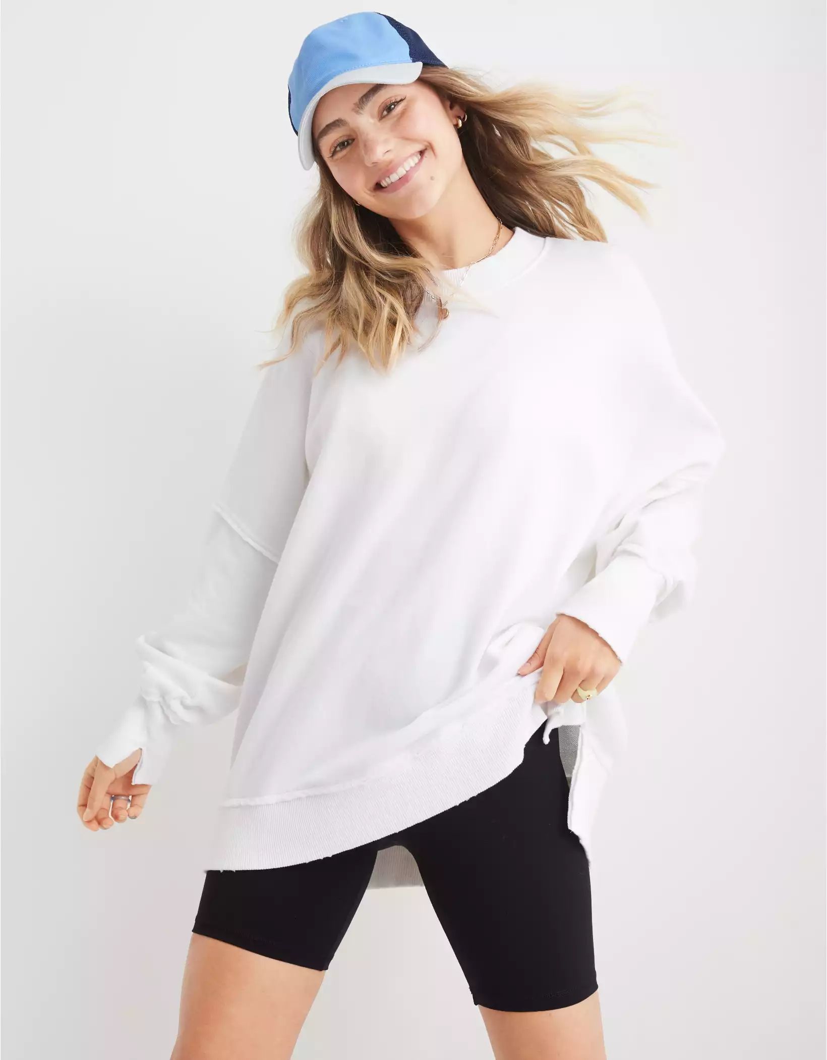 Aerie The Happiest Oversized Crew Sweatshirt | American Eagle Outfitters (US & CA)
