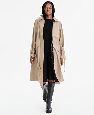 Women's Suva Hardshell Belted Trench Coat | Macy's