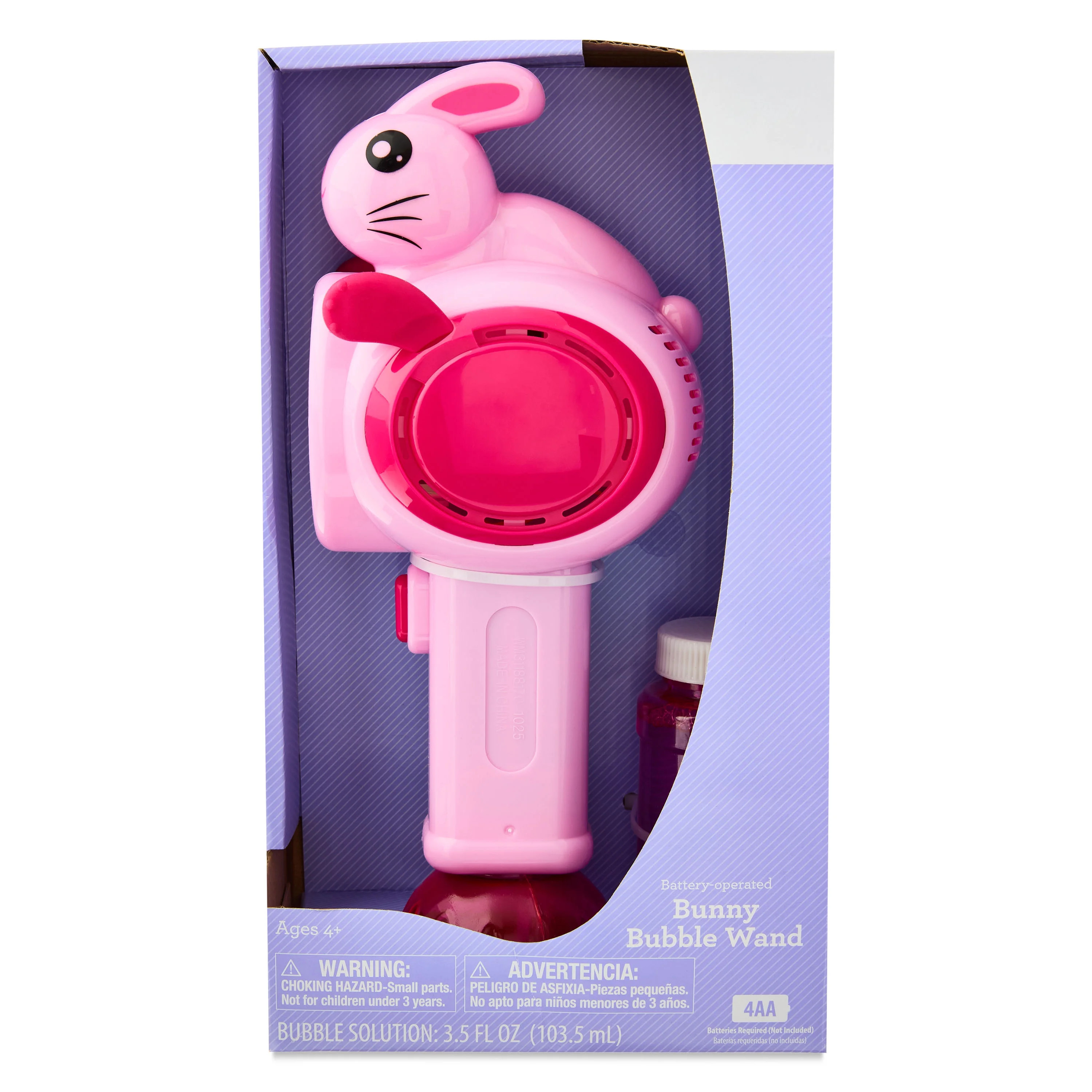Battery Operated Bunny Bubble Wand, Pink, Easter by Way To Celebrate | Walmart (US)