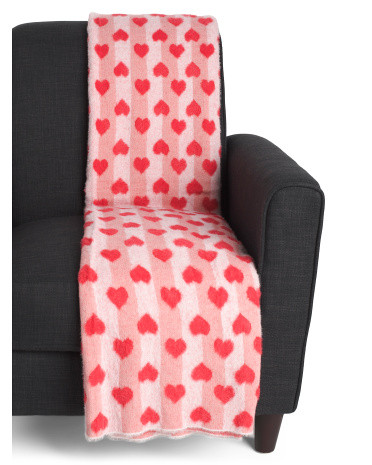 50x70 Eyelash Knit Love Lane Throw | TJ Maxx