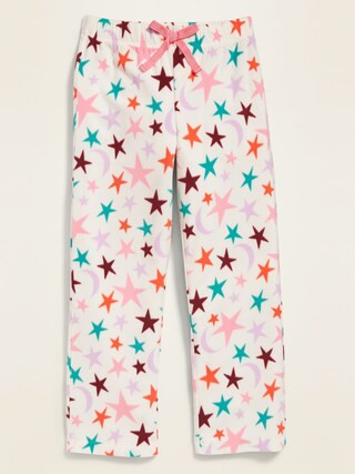 Printed Micro Performance Fleece Pants For Girls | Old Navy (US)