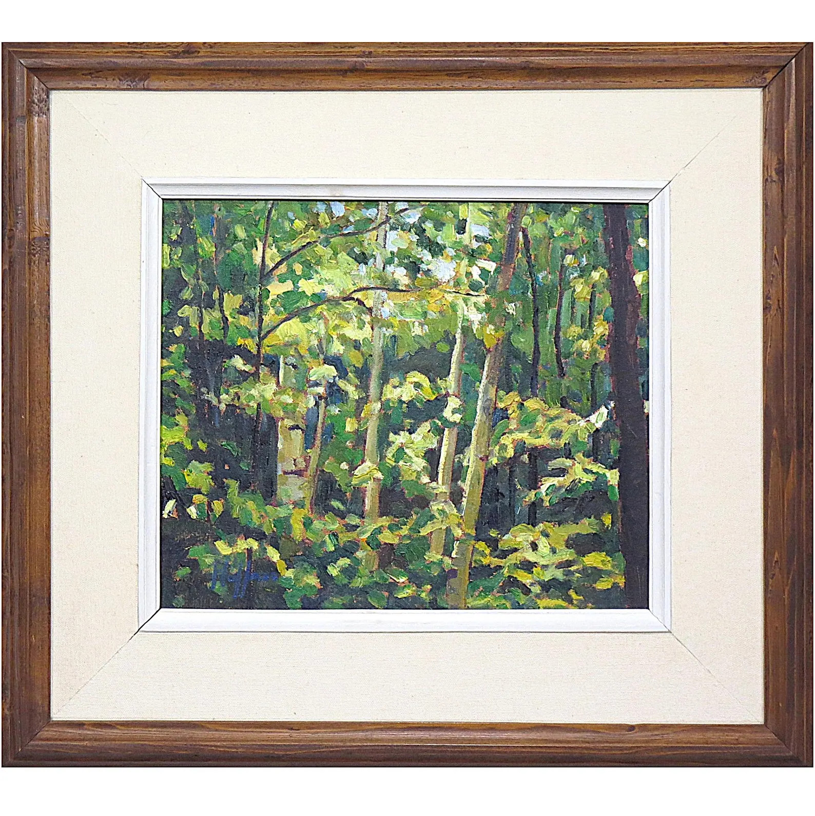 Woodland Interior near Shabomeka Lake – Original Oil Painting by Robert Huffman | Etsy (US)