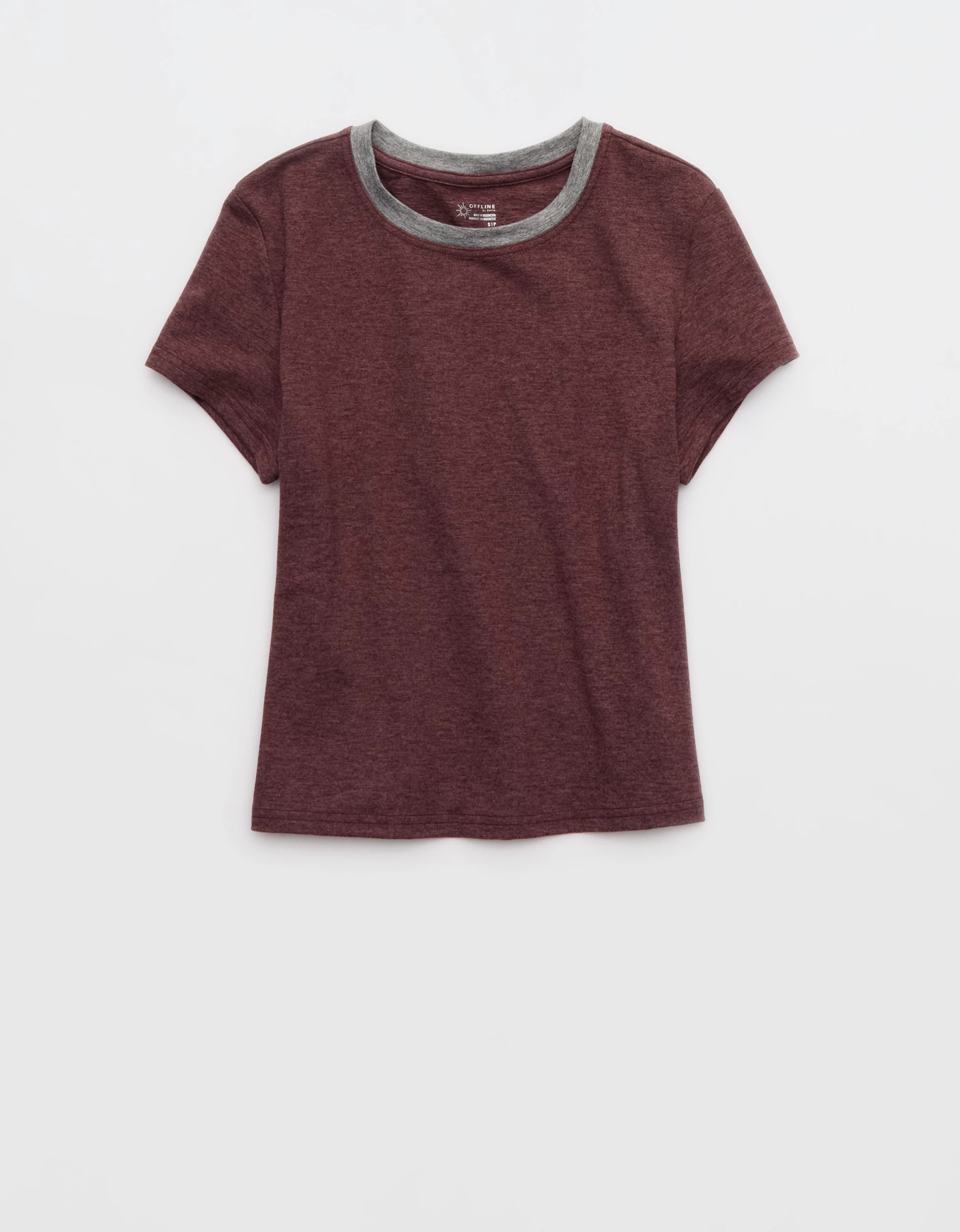 OFFLINE By Aerie Weekend Away Short Sleeve Ringer T-Shirt | Aerie