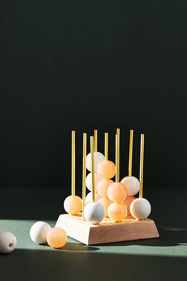 Marble Four-In-A-Row Game | Anthropologie (US)