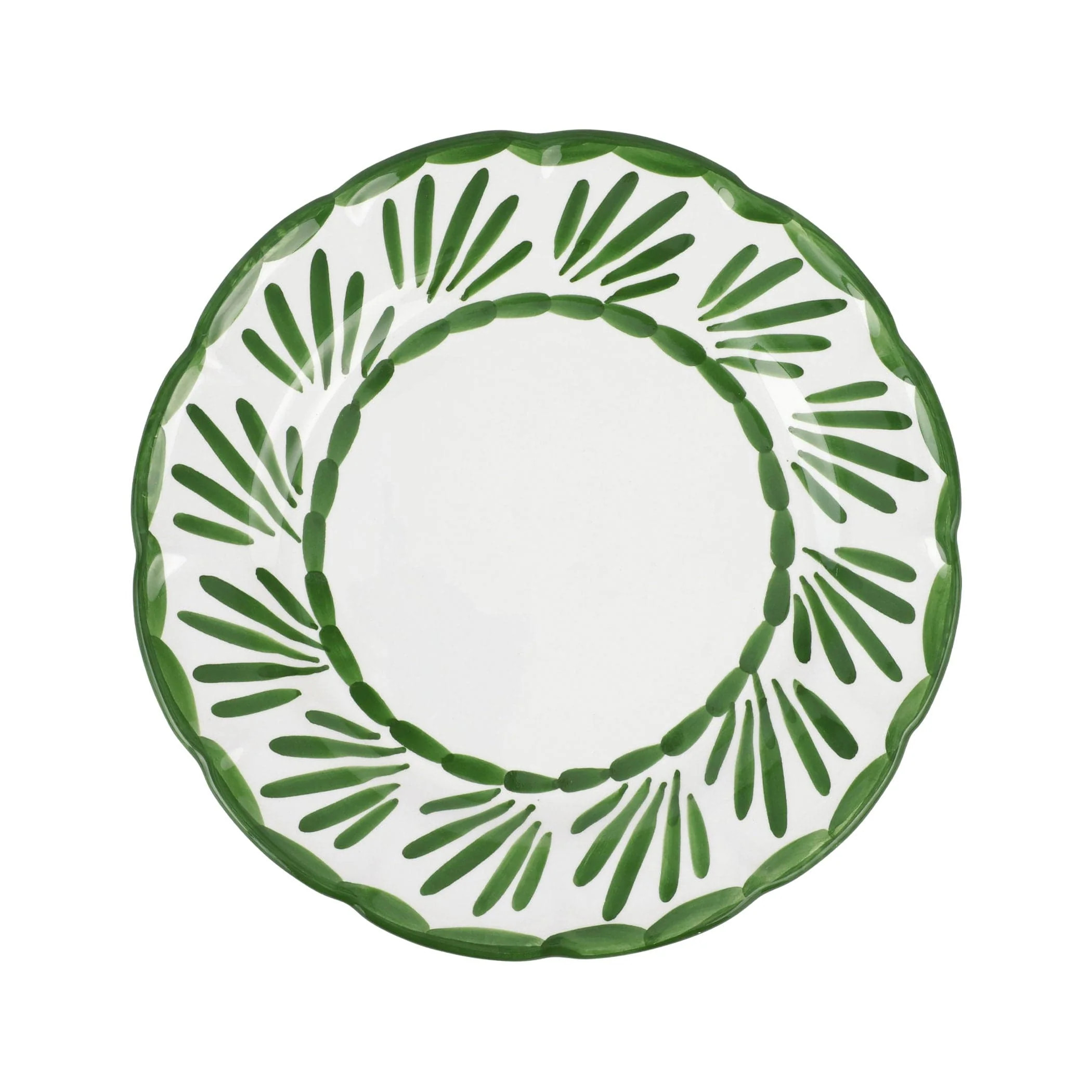 Arezzo Green Dinner Plate | VIETRI