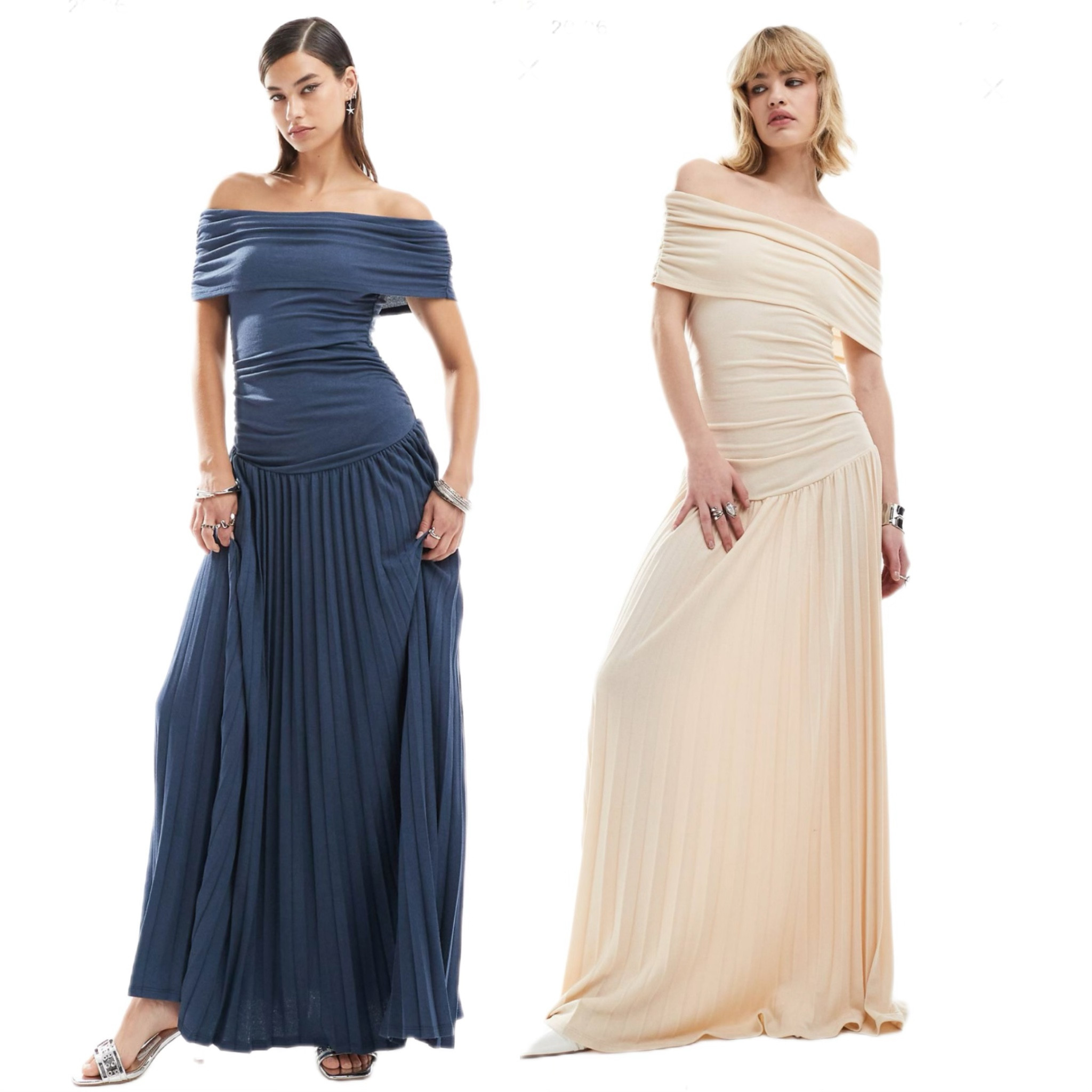 Blue or oatmeal Bardot maxi dress? 

#LTKstyletip #LTKautumn #LTKuk
