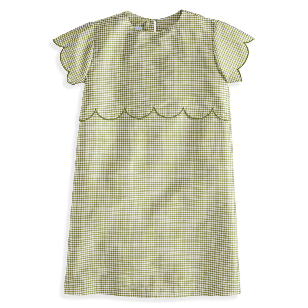 Taffeta Scalloped Shift | bella bliss 