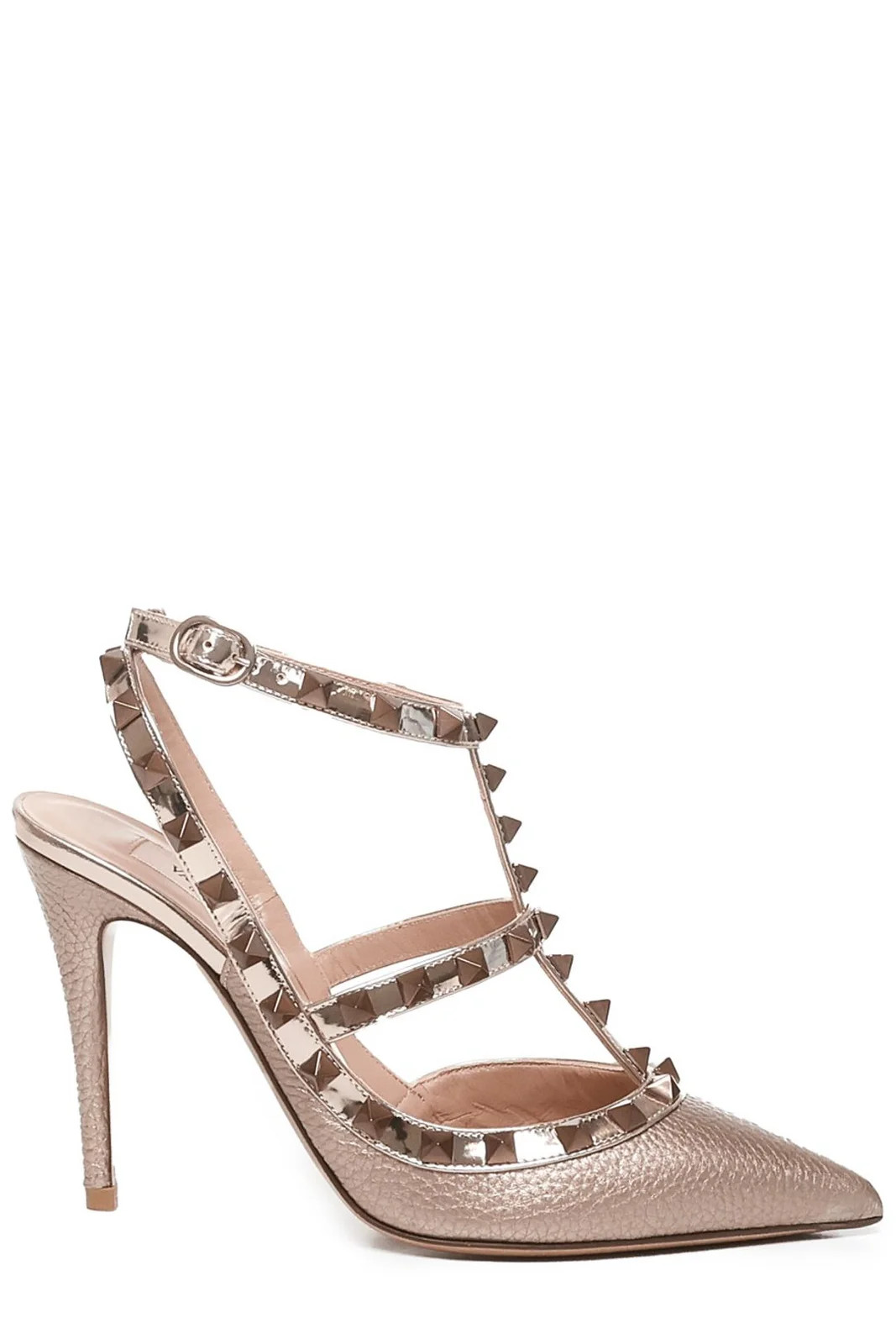 Valentino Garavani Rockstud Pointed Toe Caged Pumps | Cettire Global