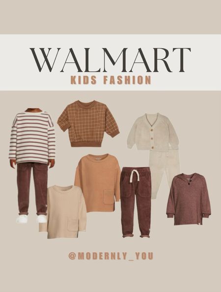Walmart baby, toddler & kids sized fall neutral unisex fashion  

#Walmartfashion


#LTKSeasonal #LTKfindsunder50