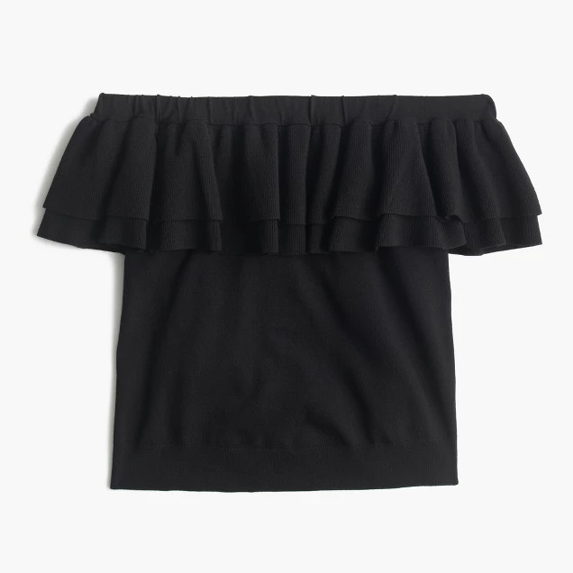 Lightweight off-the-shoulder sweater | J.Crew US