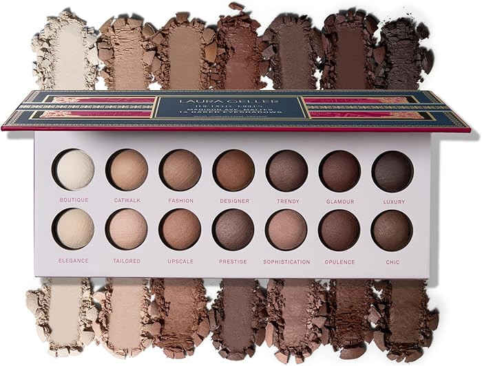 LAURA GELLER NEW YORK The Delectables Madison Ave Mattes Eyeshadow Palette - Includes 14 Matte-Fi... | Amazon (US)