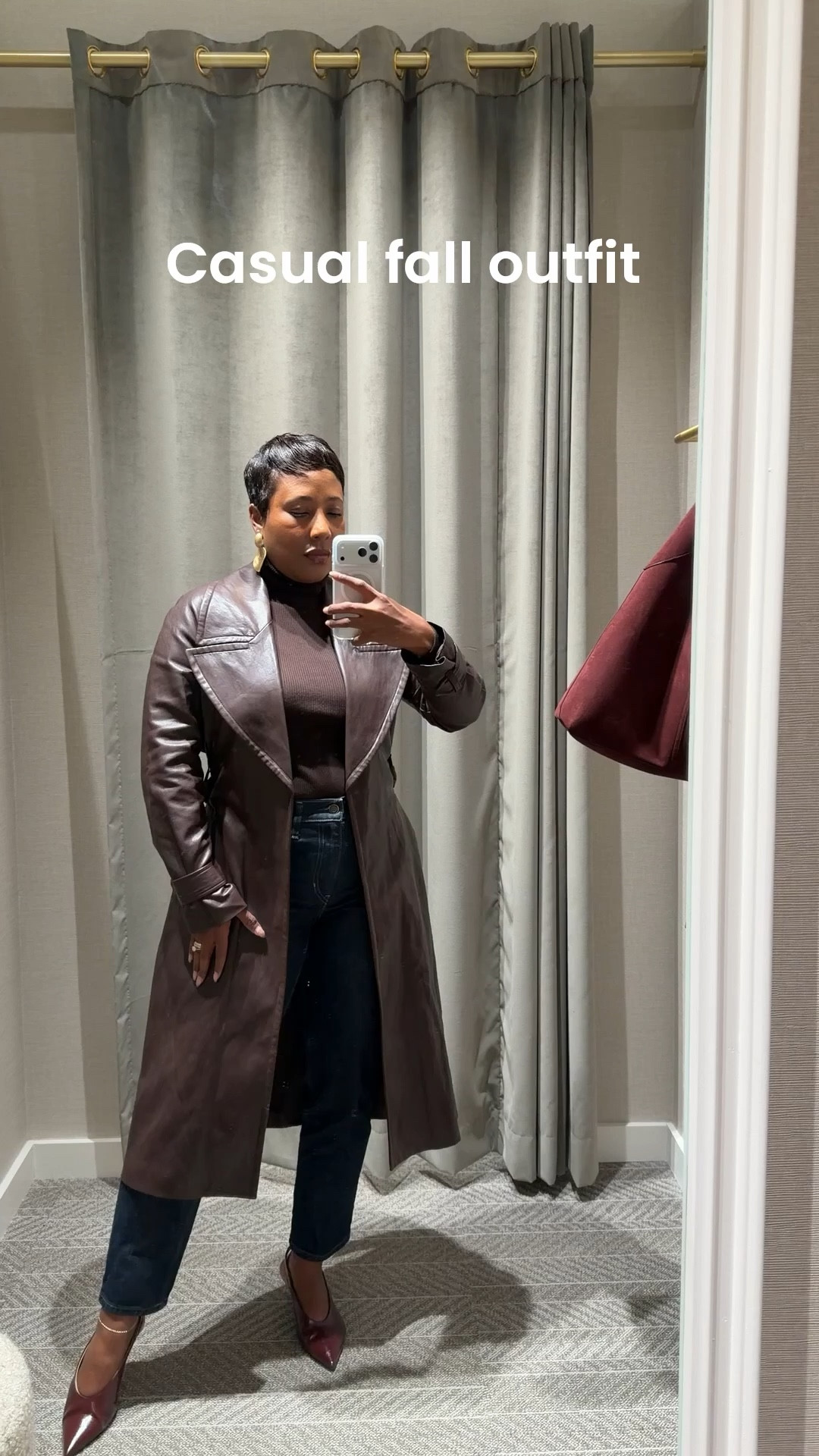 Casual thanksgiving day outfit with denim and a chic trench coat from Express (old) but I linked similar. 

Casual fall outfit 
Trench coat outfit 
Brown outfit 

#LTKOver40 #LTKSeasonal