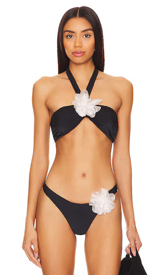 Leila Top in Black & White | Revolve Clothing (Global)