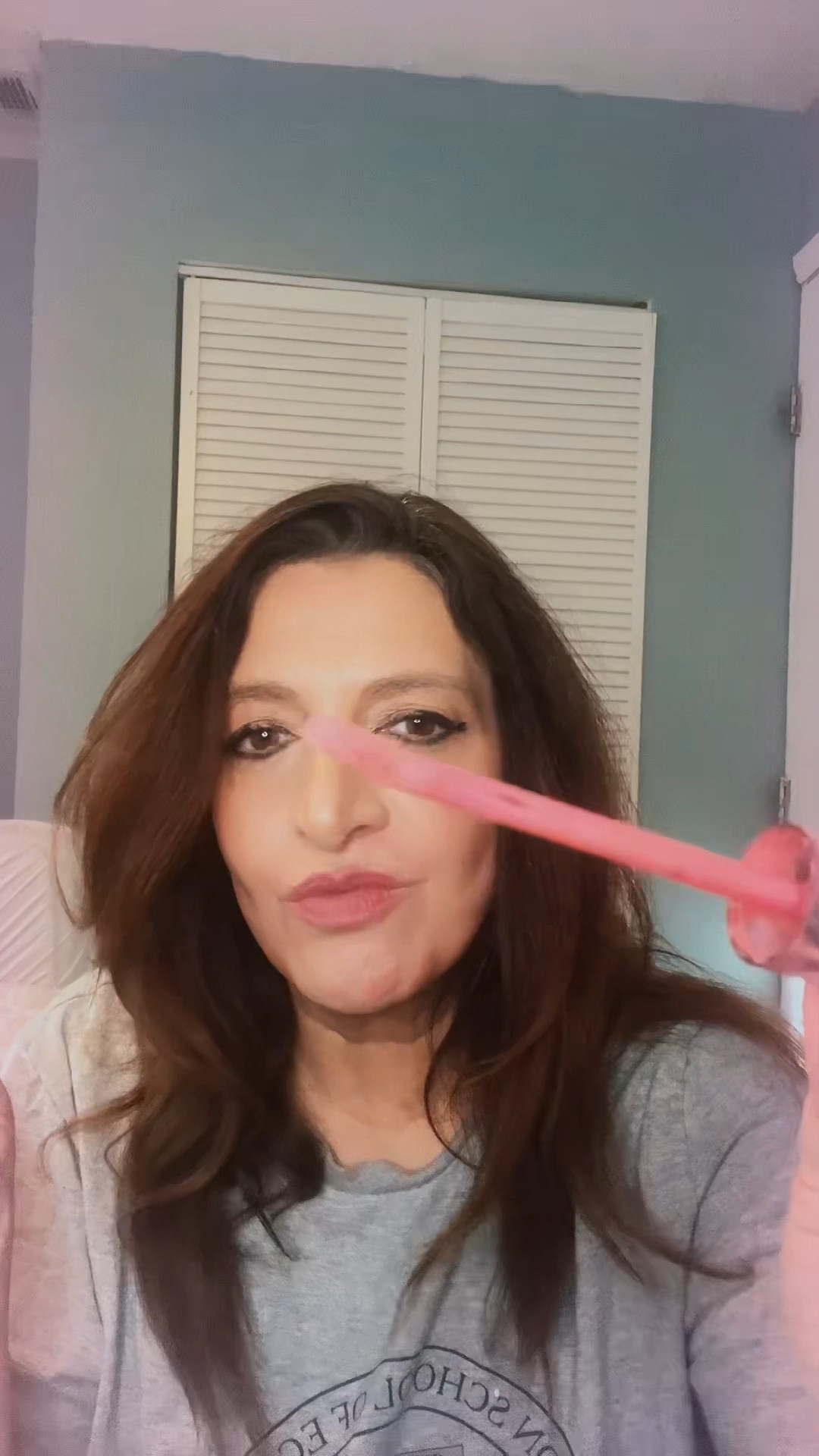 This liquid lip from Fenty beauty. Lives rent free in my head.  Iconic velvet liquid lipstick. In the Rhianna favorite shade Riri. Is stunning 

#LTKOver40 #LTKStyleTip #LTKBeauty