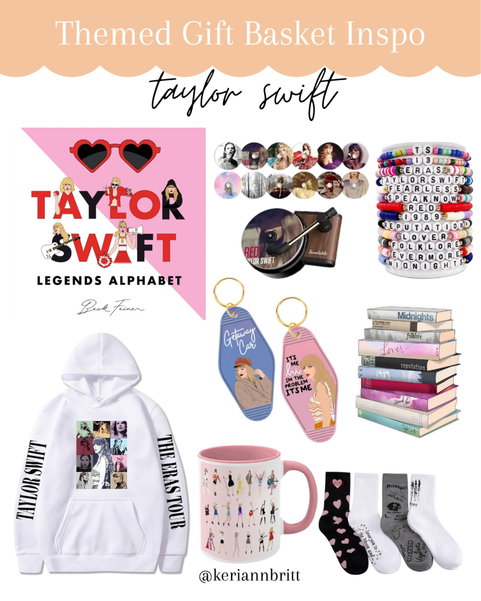 Themed Gift Basket Idea for the Swiftie - Taylor Swift Inspired Gifting 



#LTKfindsunder50 #LTKparties #LTKGiftGuide