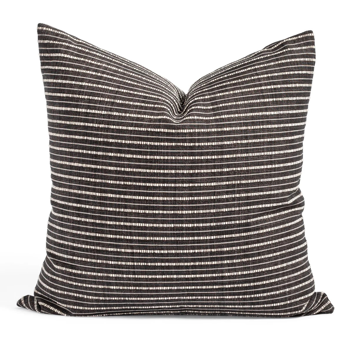 Misto Stripe 22x22 Pillow, Charcoal | Tonic Living