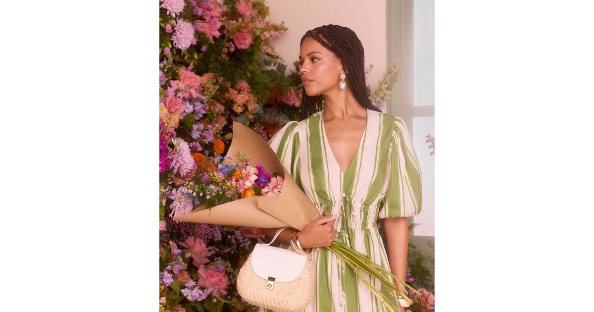 Stone Woven Wicker Crossbody Bag with Scarf | New Look | New Look (UK)