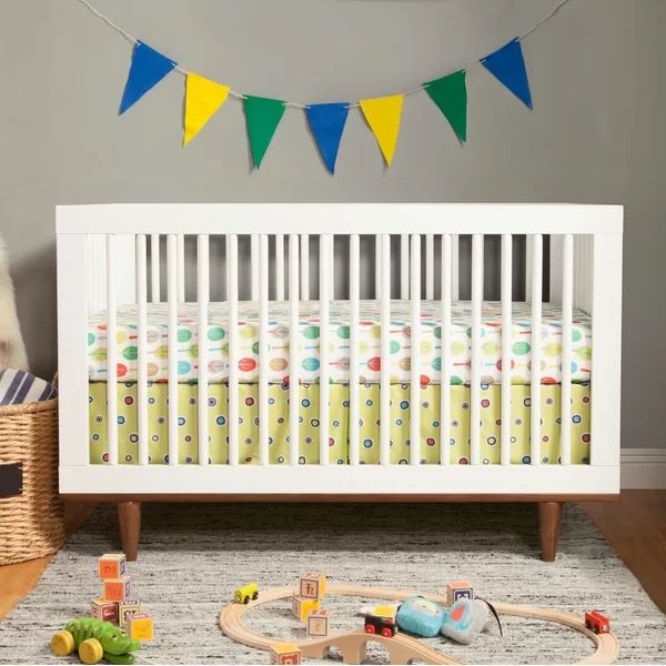 White/Walnut Marley 3-in-1 Convertible Crib (Part number: W4901WL) | Wayfair North America