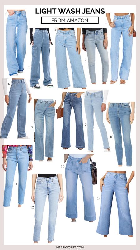 @amazon light wash jeans 

#LTKfindsunder50 #LTKstyletip