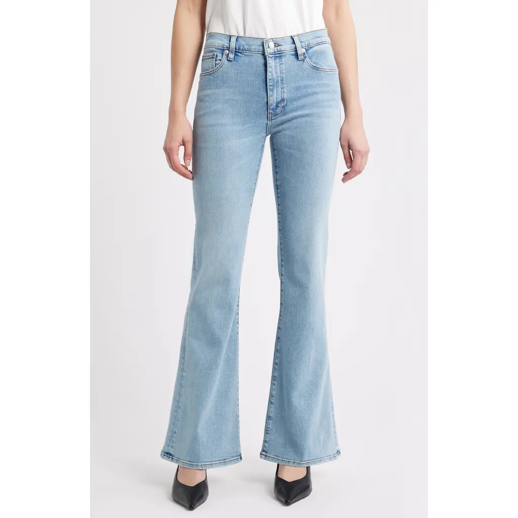 FRAME The Icon Flare Jeans in Ripple at Nordstrom, Size 33 | Nordstrom