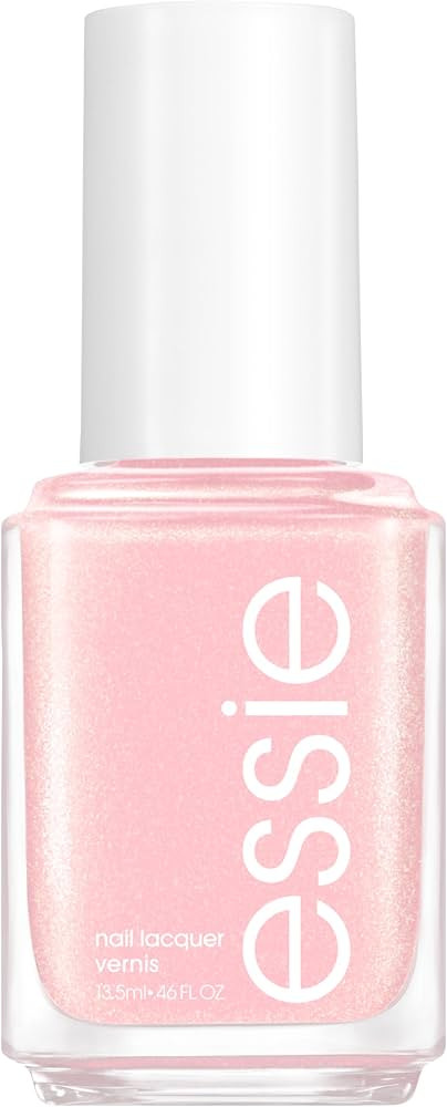 Essie Nail Polish, Salon-Quality, 8-Free Vegan, Iridescent Sheer Pink, Birthday Girl, 0.46 fl oz | Amazon (US)