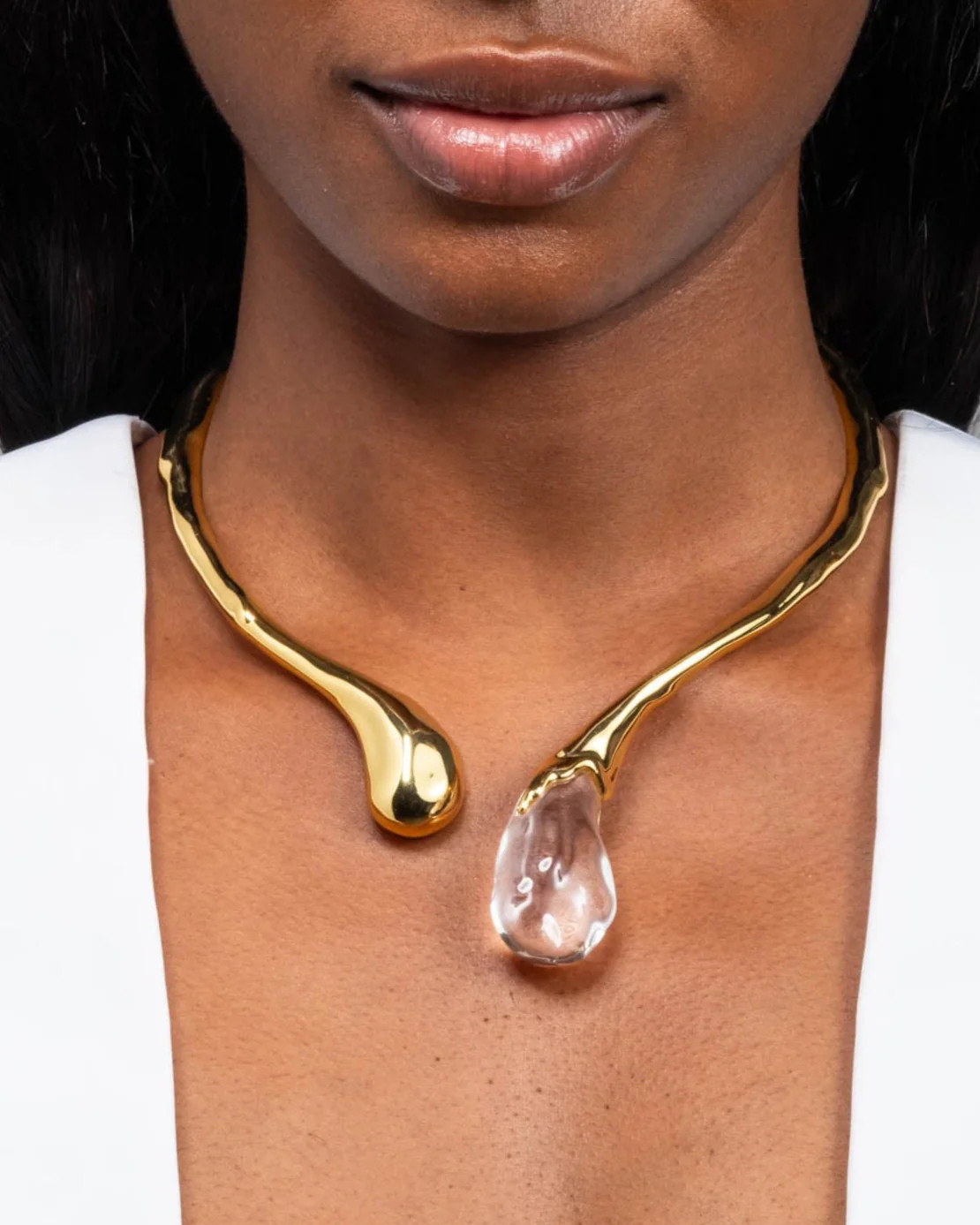 Collar Liquid Lucite Sprout Collar | Alexis Bittar | Alexis Bittar