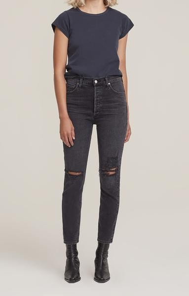 Nico High Rise Slim Fit in Cassette | AGOLDE