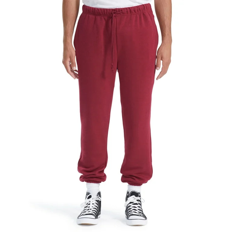 No Boundaries All Gender Jogger Fleece Pants, Men's Sizes XS - 3XL | Walmart (US)