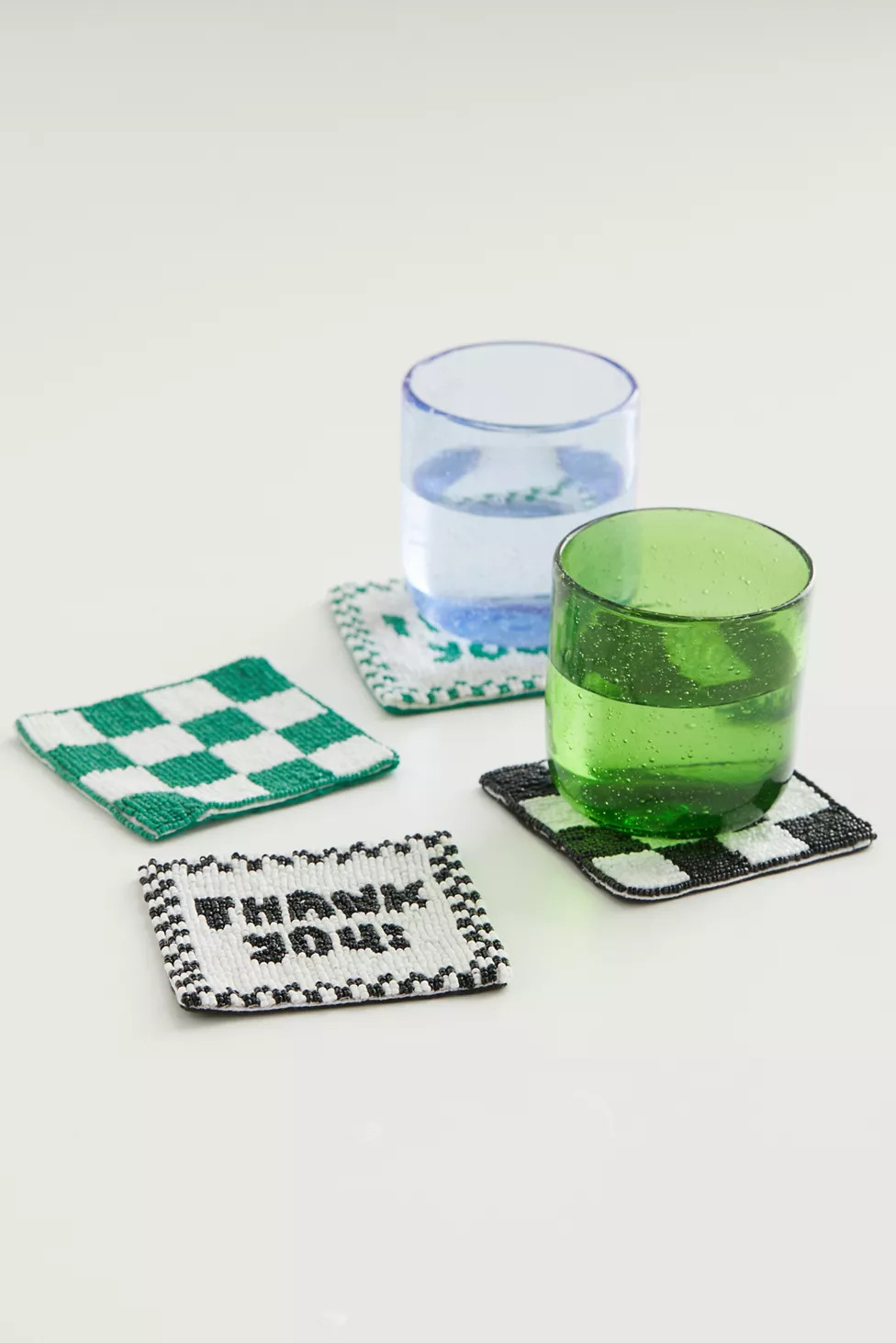 Diner Beaded Coaster Set | Urban Outfitters (US and RoW)