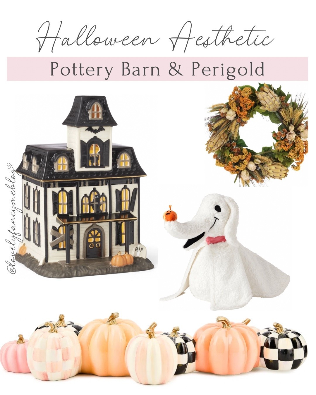 Halloween at Pottery Barn and Perigold! Halloween decor with the Nightmare Before Christmas, Mackenzie Childs pumpkins, and vintage Fall. 

#fall #decor #home #tjmaxx #homegoods #marshalls #amazon amazon finds, amazon home decor, fall decor, Halloween decorations, pink Halloween, pumpkins, harvest, fox, woodland animals, fall aesthetic, fall kitchen, fall napkins, pottery barn autumn, candles, antlers, deer, clear glass pumpkins, fall table setting, table, fall napkins, fall plates, fall plates, skeleton bowl, witch, ghost, Halloween throw pillows, fall wreath #LTKFall #halloween #skeleton #LTKautumn #pumpkins #falldecor #falltable #perigold 

#LTKHoliday #LTKHalloween #LTKHome