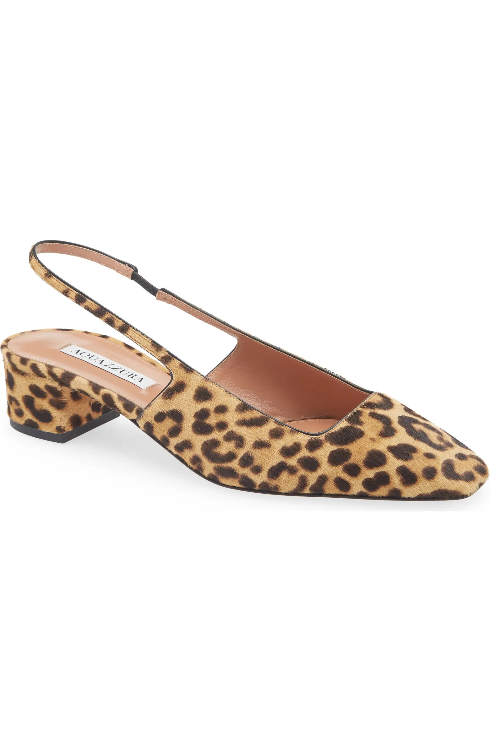 Aquazzura Ginza Genuine Calf Hair Slingback Pump (Women) | Nordstrom | Nordstrom