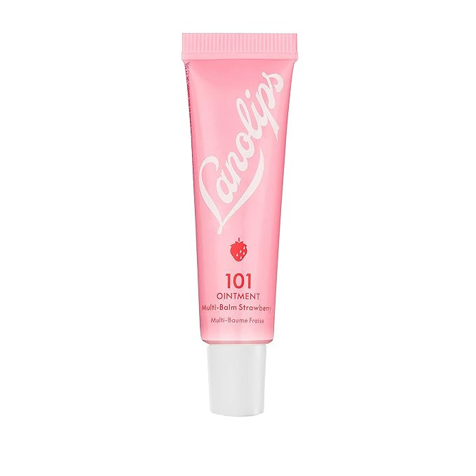 Lanolips 101 Ointment Multi-Balm, Strawberry - Fruity Lip Balm with Vitamin E Oil and Lanolin for... | Amazon (US)