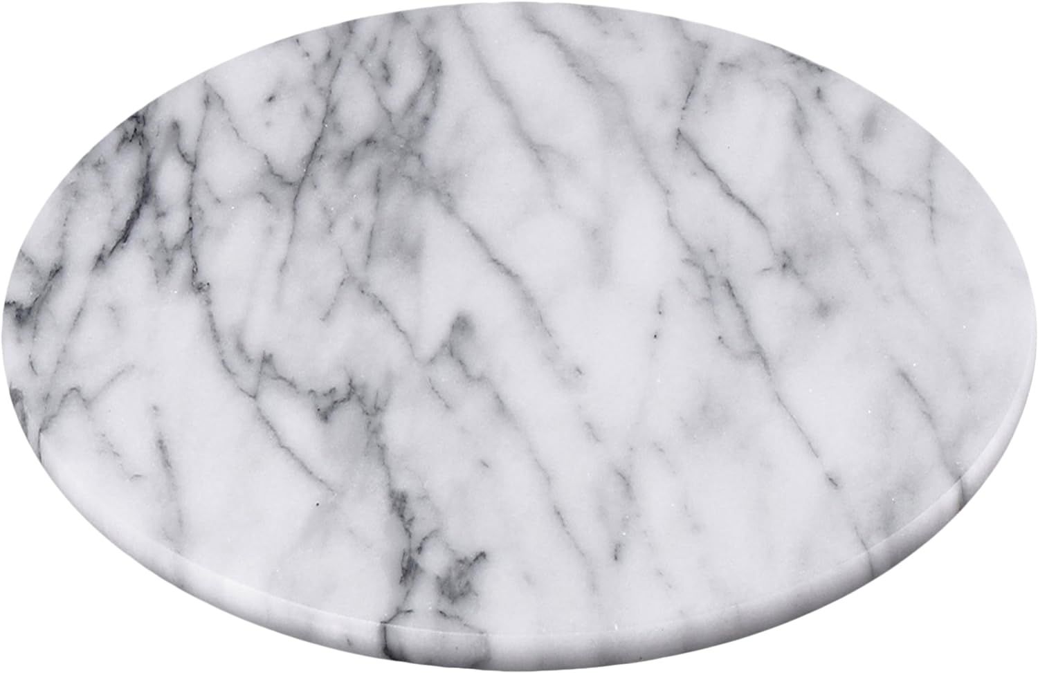 Creative Home Natural Marble 8" Diam. Trivet, Cheese Board, White (patterns may very) | Amazon (US)