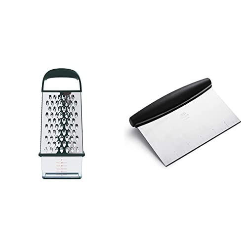 OXO Good Grips Box Grater (1 EA) and Scraper & Chopper | Amazon (US)