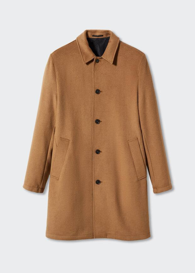 Reversible wool trench coat -  Men | Mango Man USA | MANGO (US)