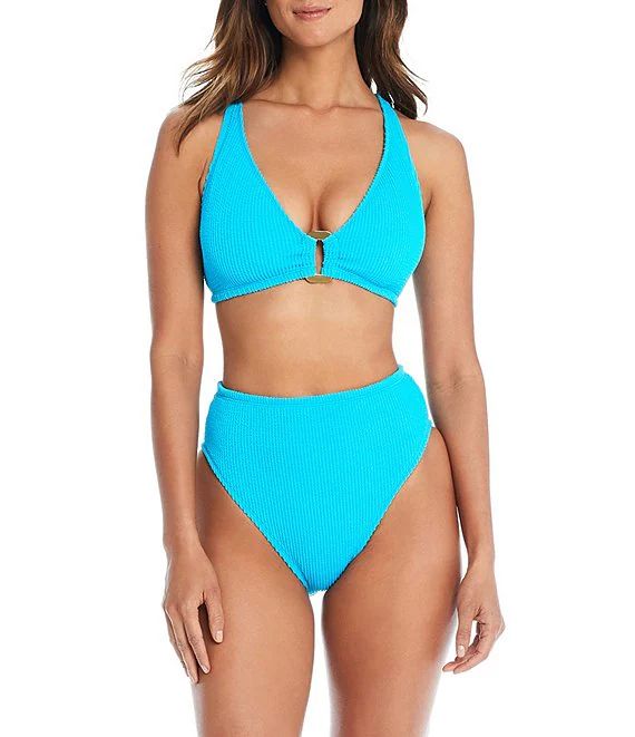 Bleu Rod Beattie Pucker Up X-Back Bra Sized D-Cup Swim Top & High Waisted Swim Bottom | Dillard's | Dillard's