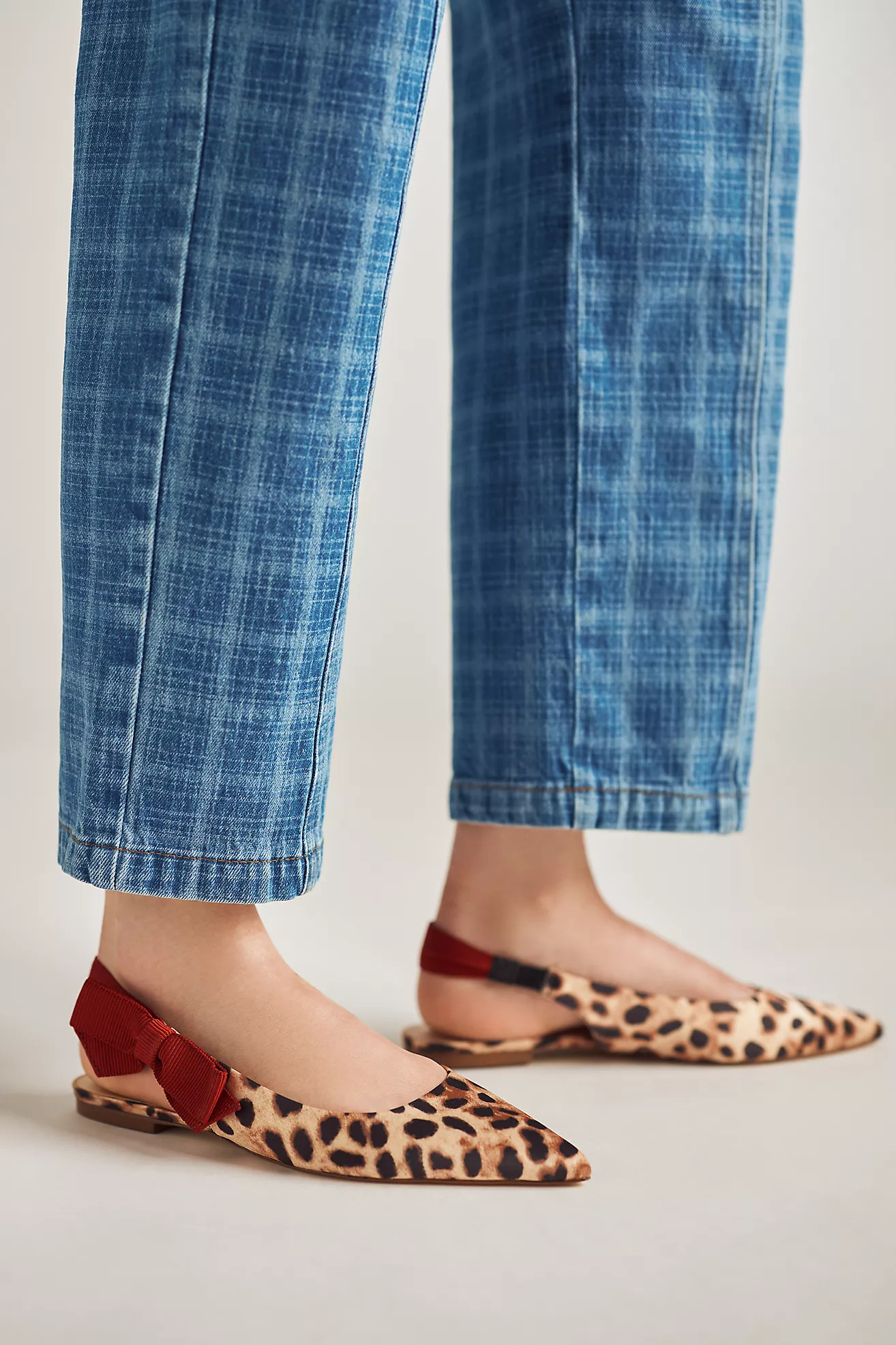 Maeve Side-Bow Slingback Flats | Anthropologie (US)