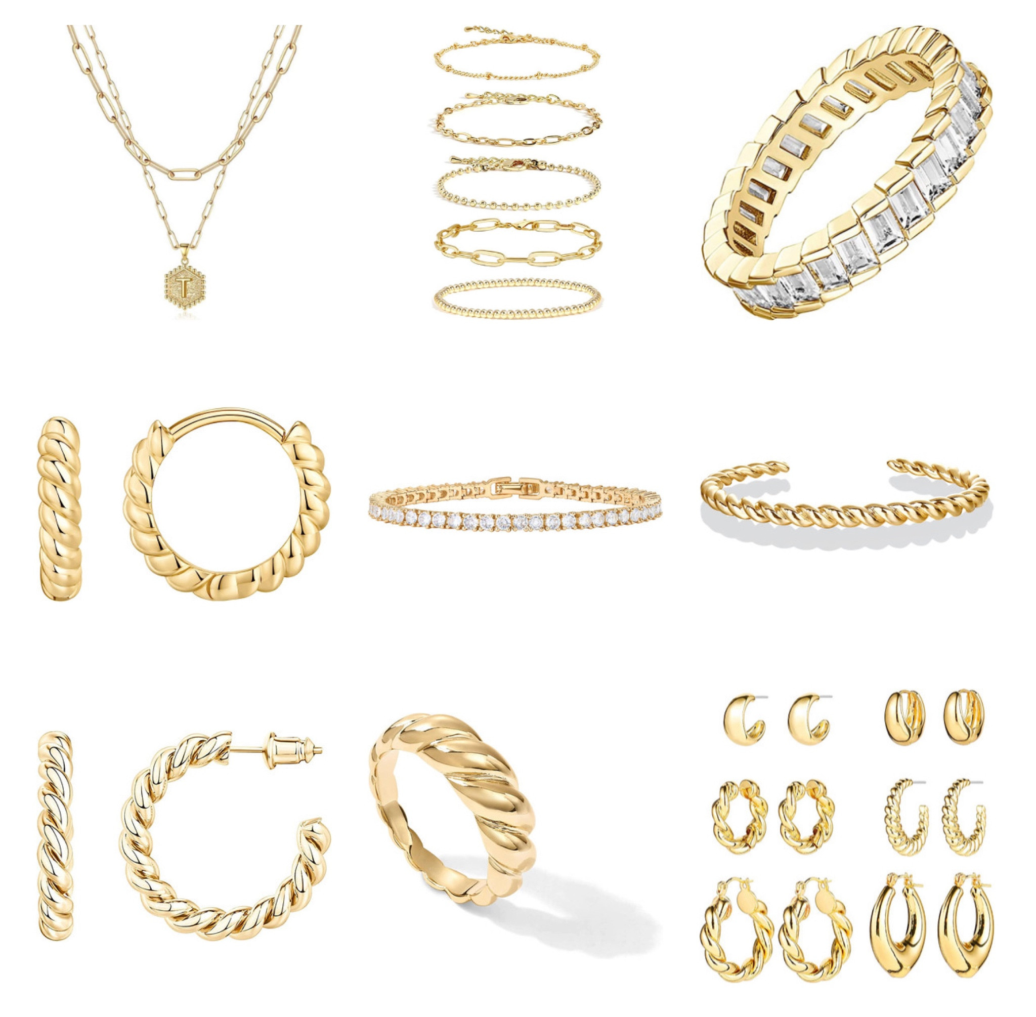 Summer Jewelry picks

Gold Jewelry 

Affordable jewelry 

Good Accessories 

Croissant bracelet 

Croissant earrings

Croissant ring

Initial necklace

Paperclip necklace

Paperclip bracelet 

#LTKunder50 #LTKsalealert #LTKstyletip