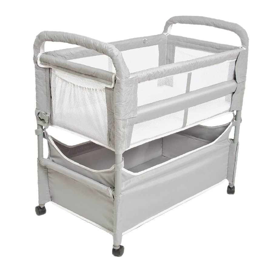 Arm’s Reach Clear-Vue Co-Sleeper Bedside Bassinet Featuring Clear Mesh Panels with Fold-Down Si... | Amazon (US)