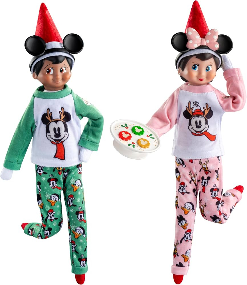 The Elf on the Shelf Disney Mickey and Friends Cookies for Santa Pajama Set | Amazon (US)